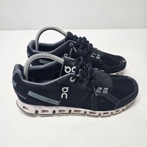 On Cloud Cloud Women's Black White Running Shoes US Size 8.5